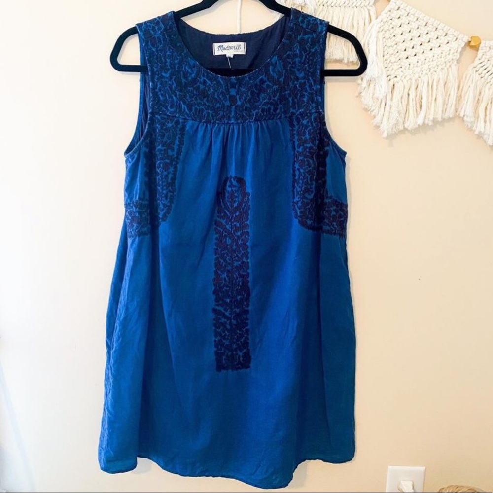 Madewell Mercado Shiftdress in After Dusk